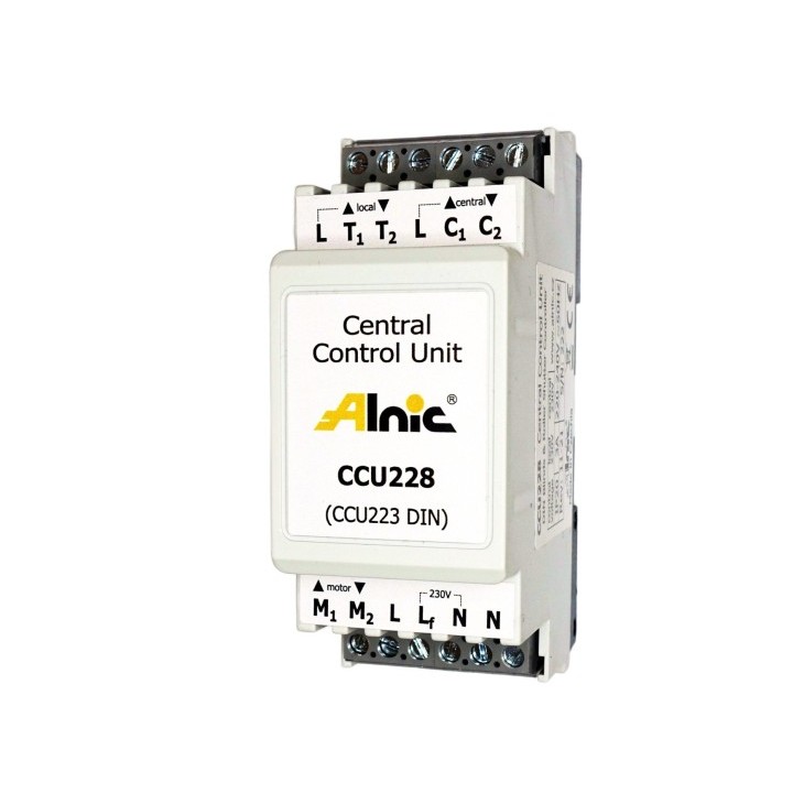 CCU228 - Centrální řídicí jednotka rolet a žaluzií na DIN lištu